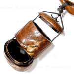 Antique Japanese Tonkotsu Pouch and Kiseru Pipe