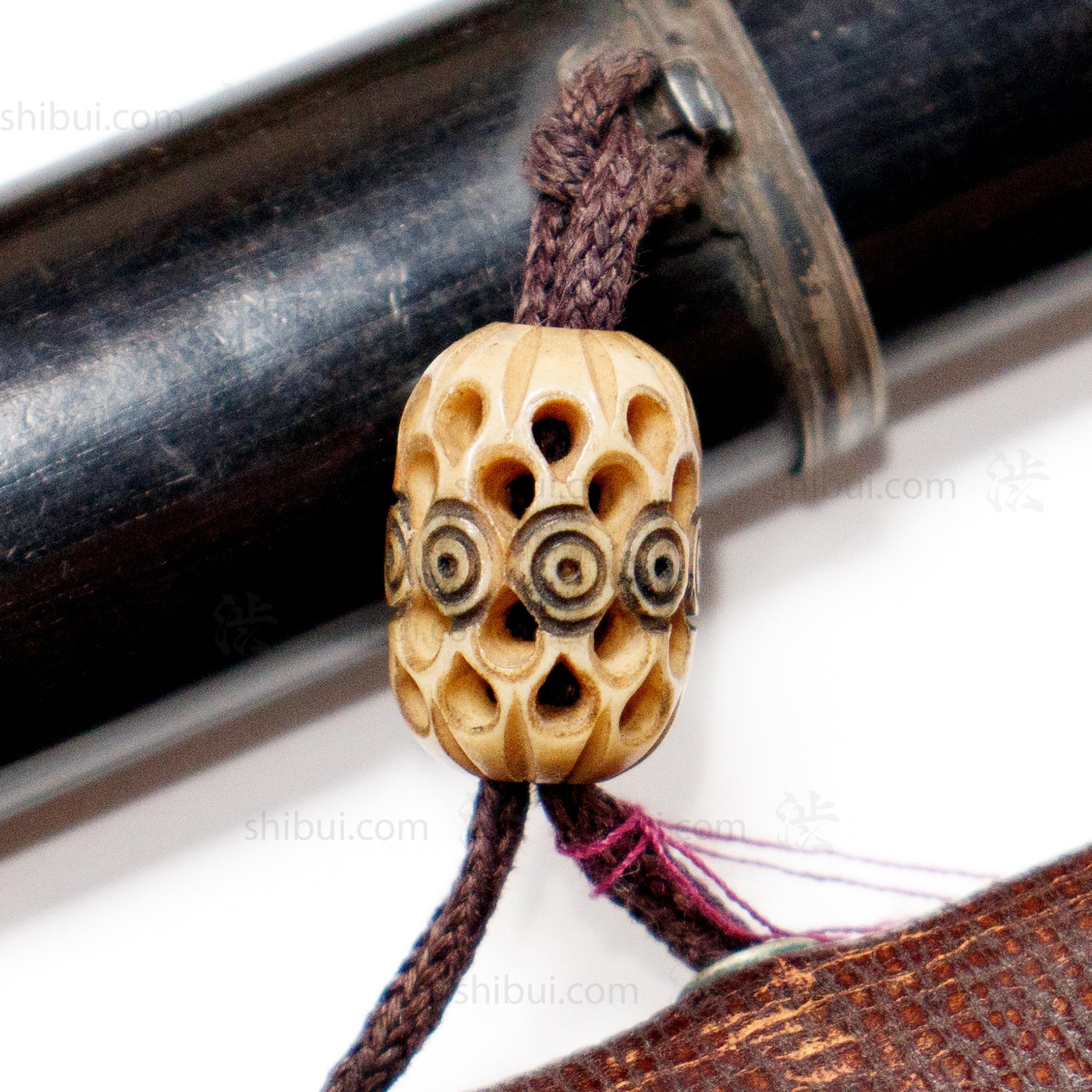 Japanese Antique Tonkotsu Wallet Pouch and Kiseru Pipe