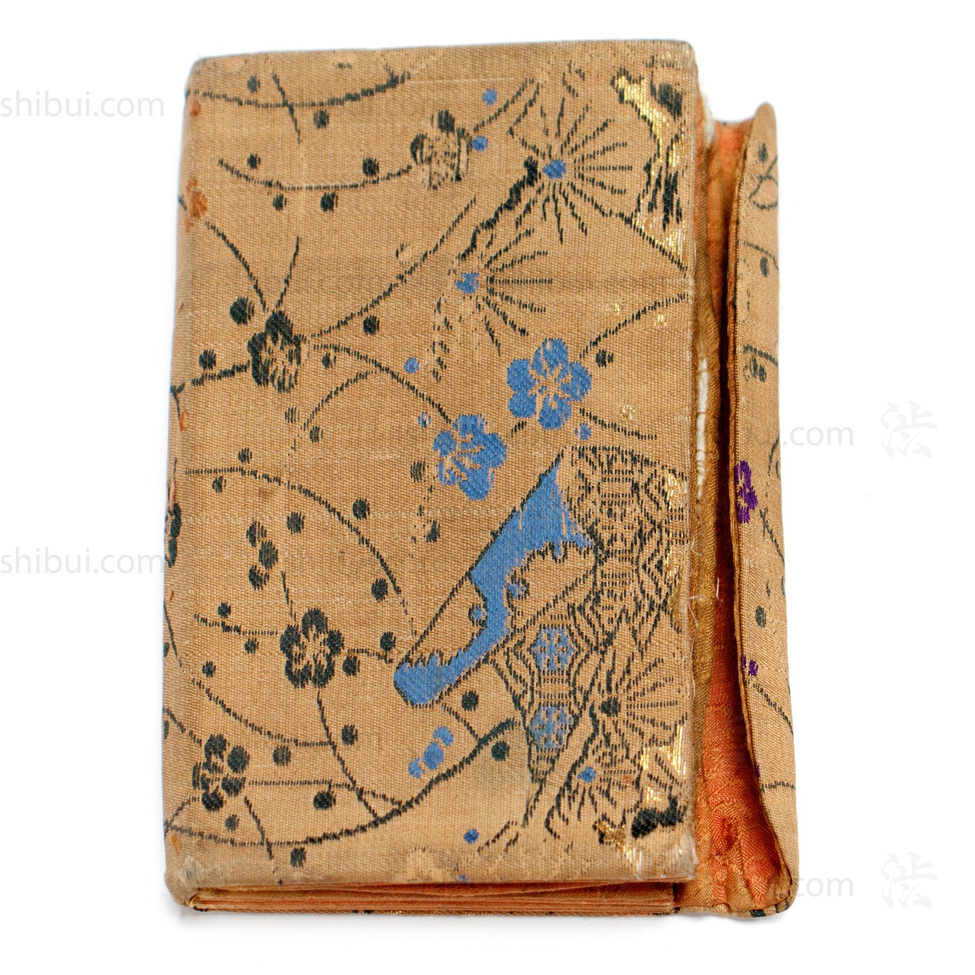 Ladies Brocade Wallet with Bronze Mirror