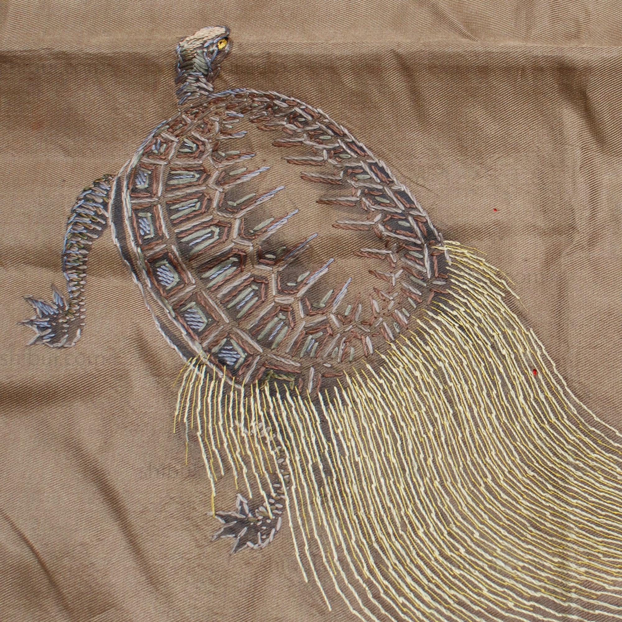 Tsurukame Fukusa Japanese Antique Gift Cover