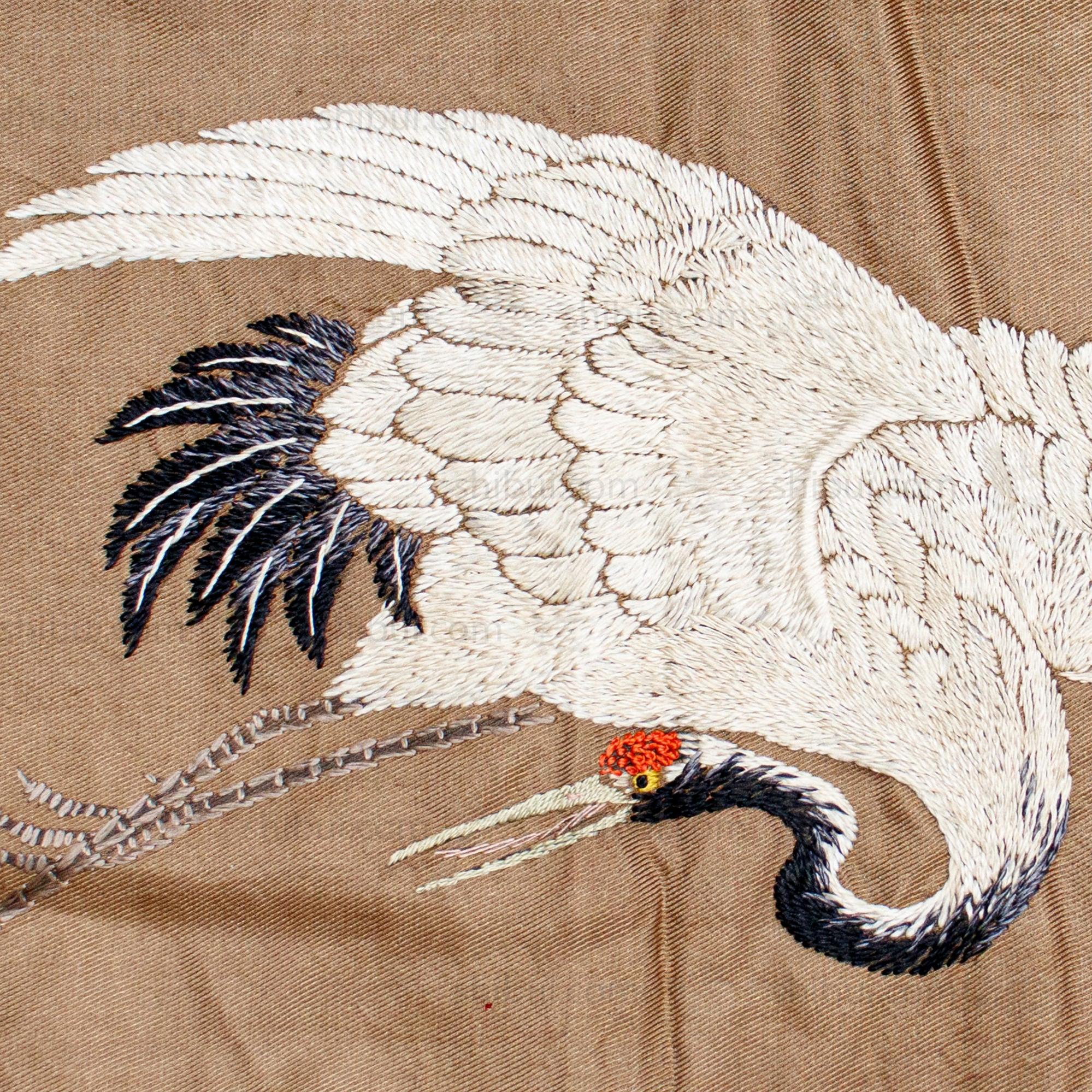 Tsurukame Fukusa Japanese Antique Gift Cover