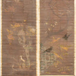 E-Sudare Split Bamboo Blind With Birds | Set of 2