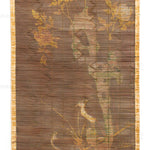 E-Sudare Split Bamboo Blind With Birds | Set of 2