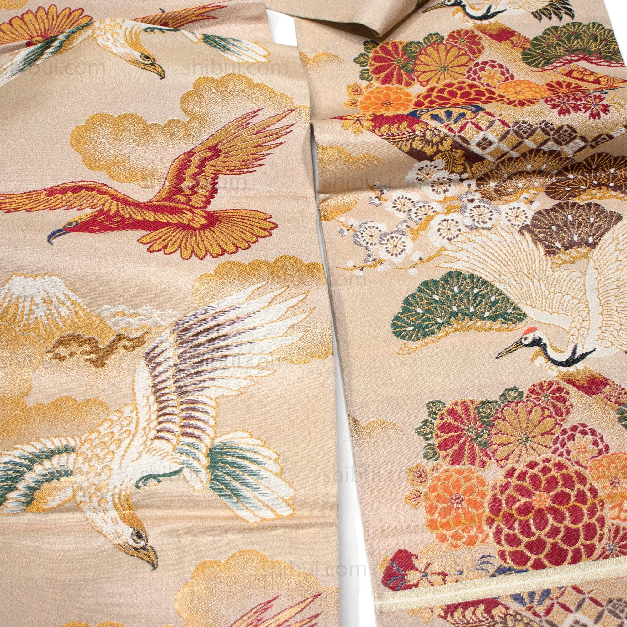 Double Sided Fukuro Obi | Japanese Silk Brocade