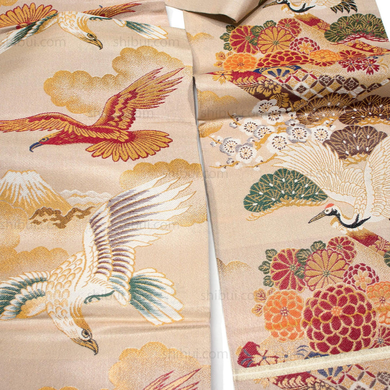 Double Sided Fukuro Obi | Japanese Silk Brocade