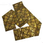 Fan & Pine Needle - Japanese Silk Brocade Maru Obi