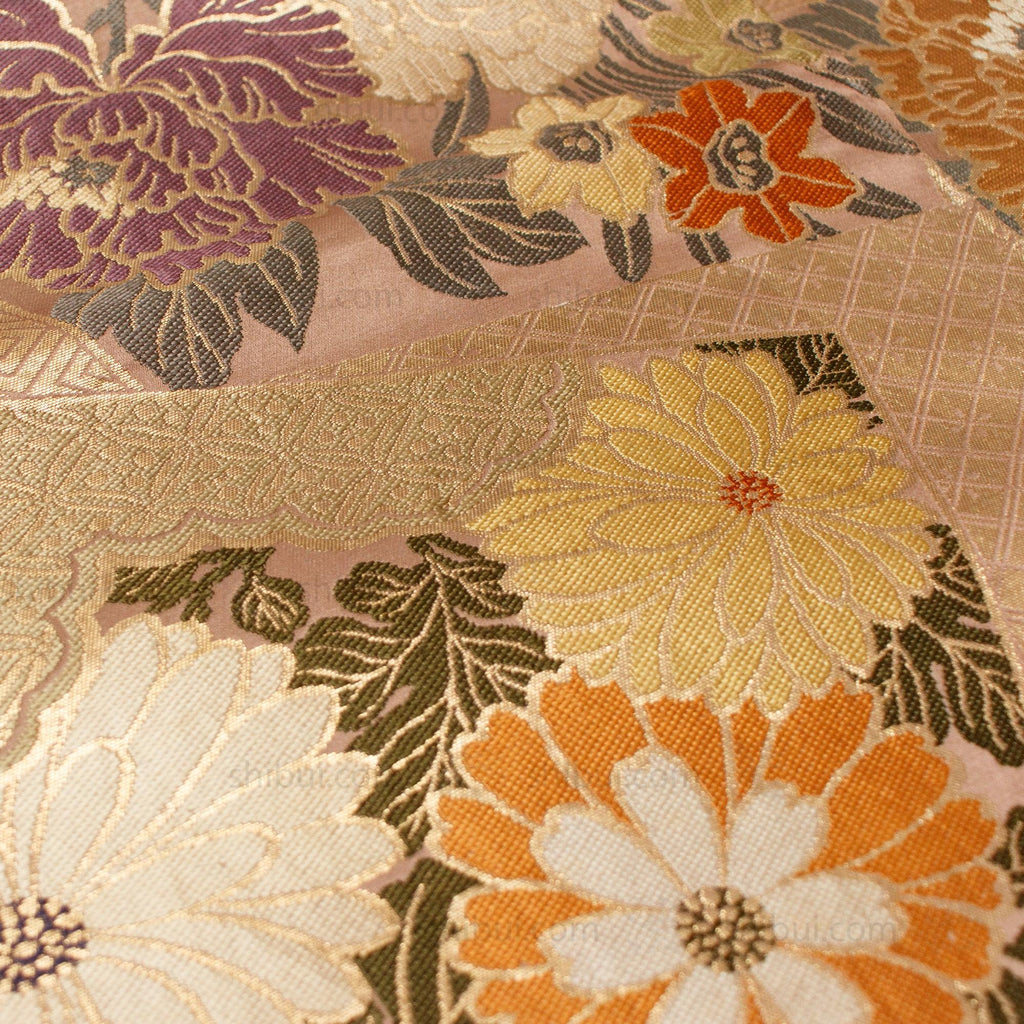 Japanese Silk Brocade Maru Obi – Shibui Japanese Antiques
