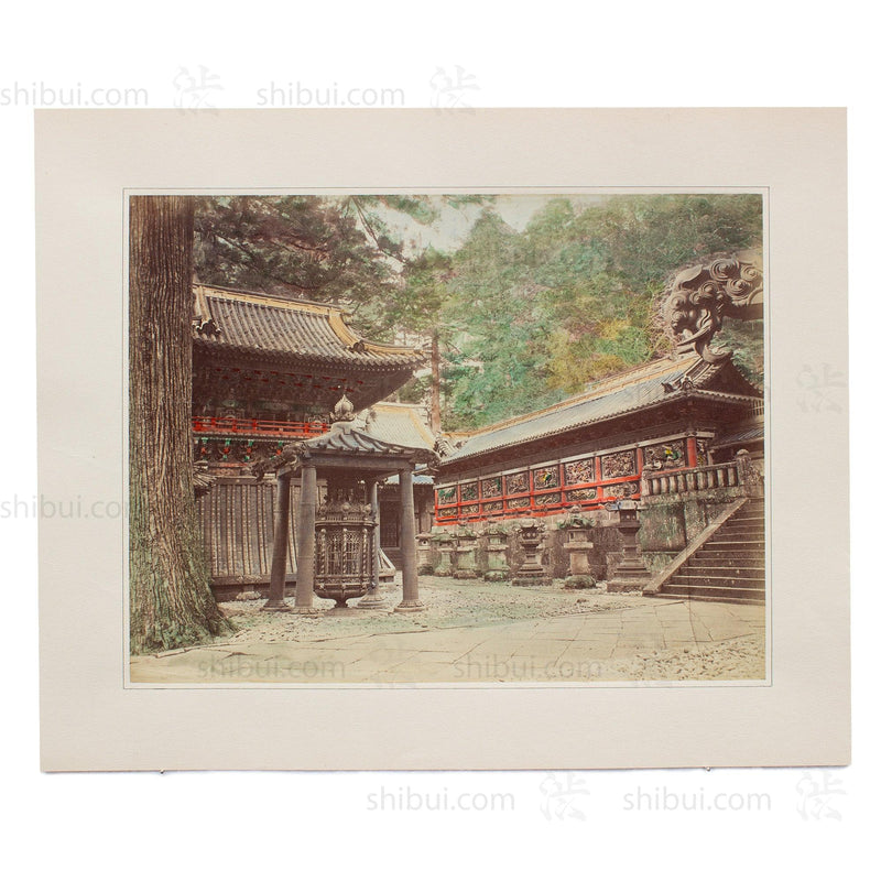Hand Tinted Albumen of Dutch Lantern | Antique Japanese Photograph