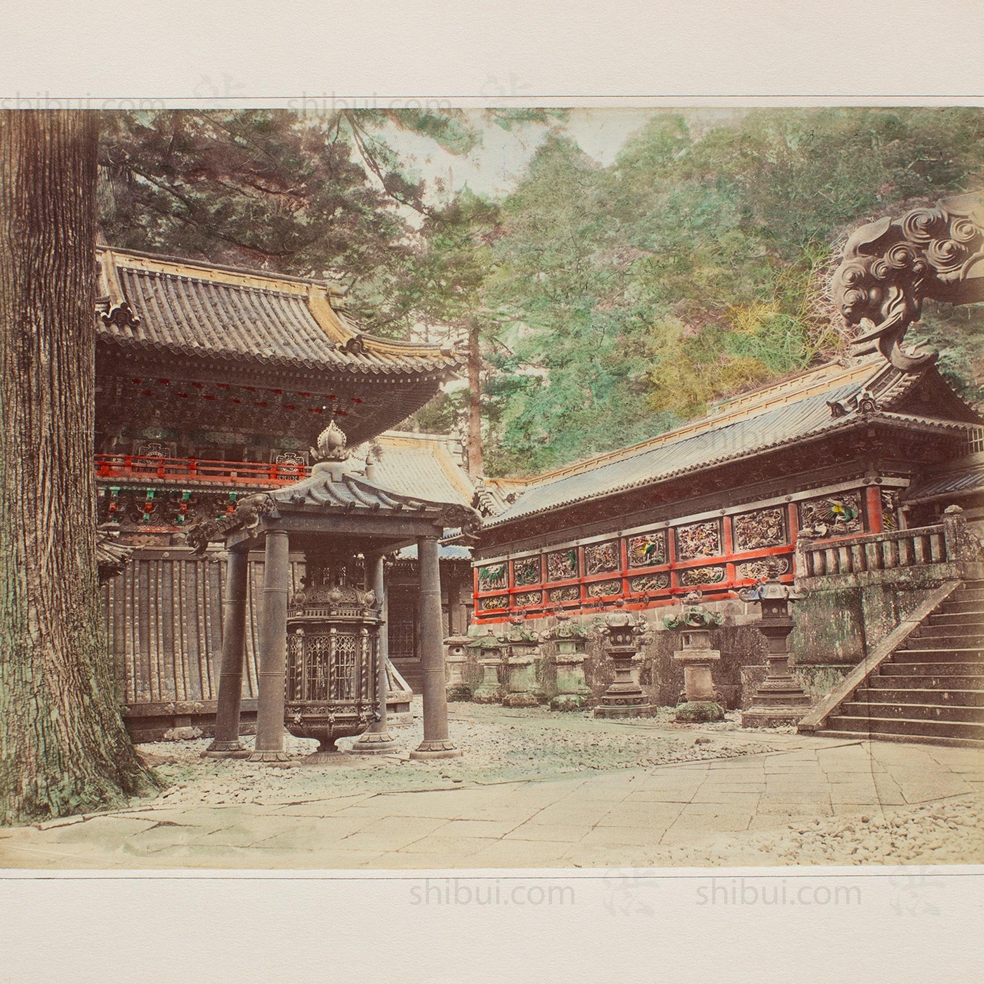 Hand Tinted Albumen of Dutch Lantern | Antique Japanese Photograph