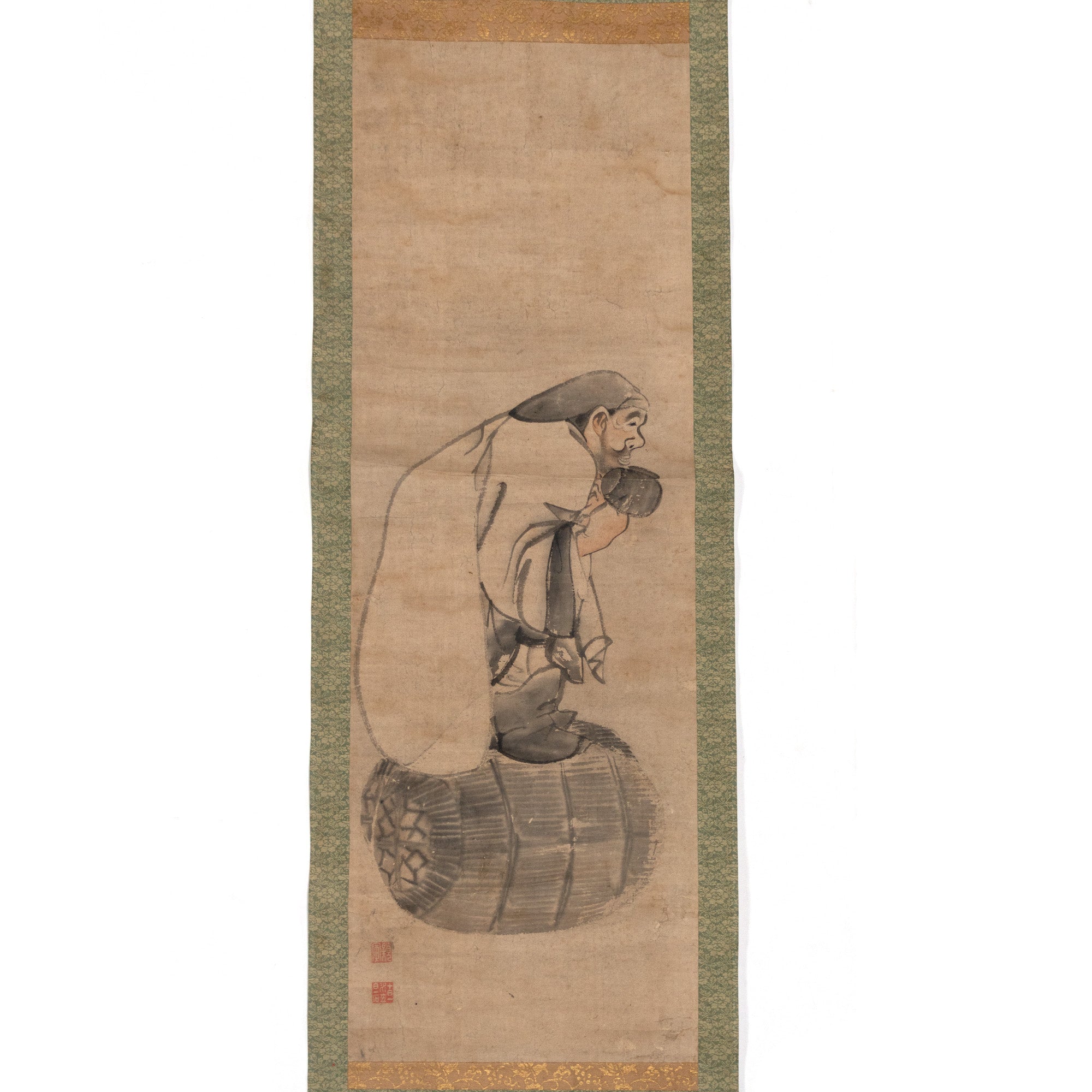 Pair of Scrolls Depicting Daikoku and Ebisu