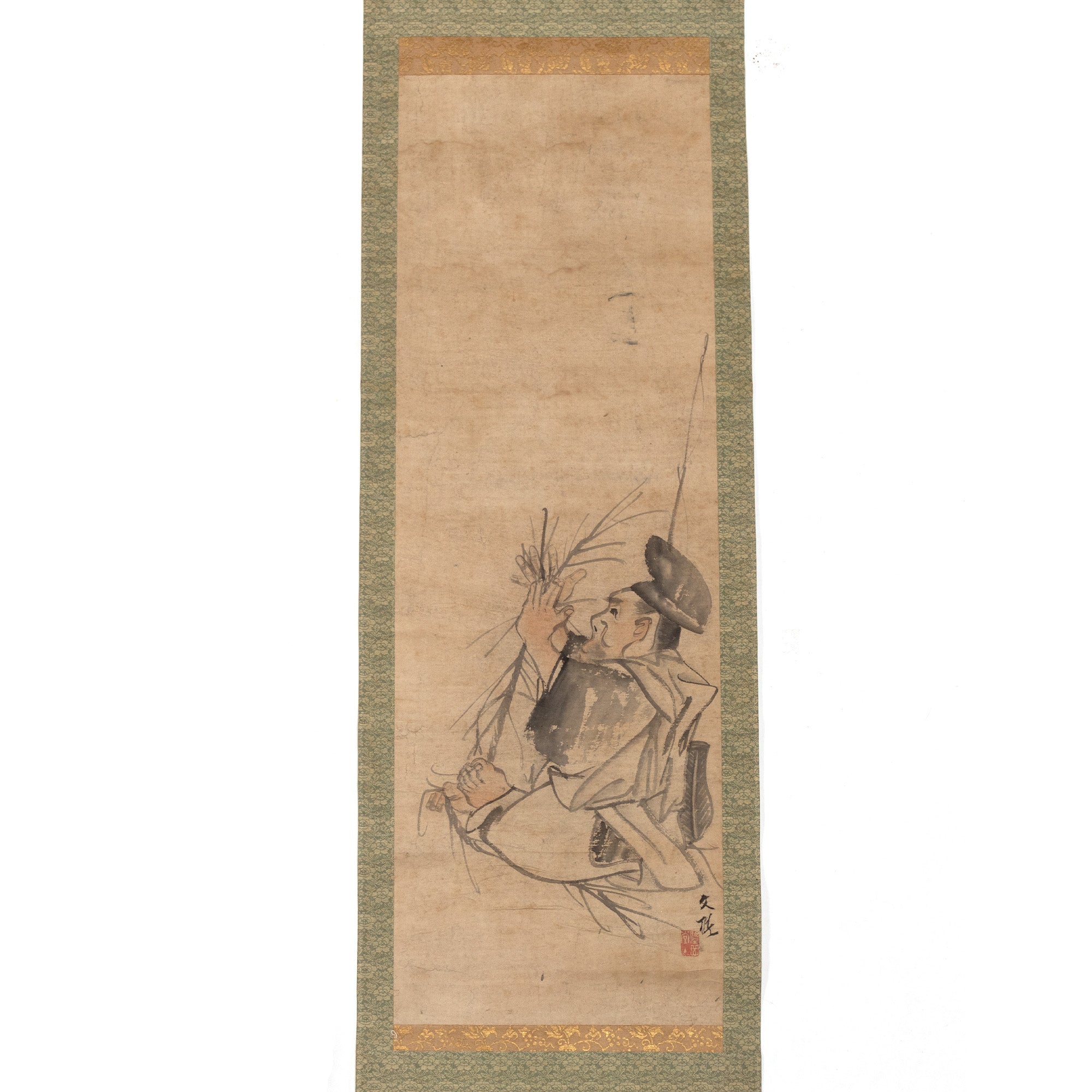 Pair of Scrolls Depicting Daikoku and Ebisu
