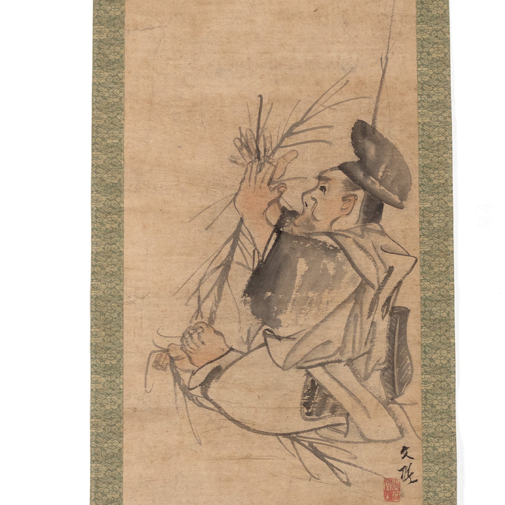 Pair of Scrolls Depicting Daikoku and Ebisu