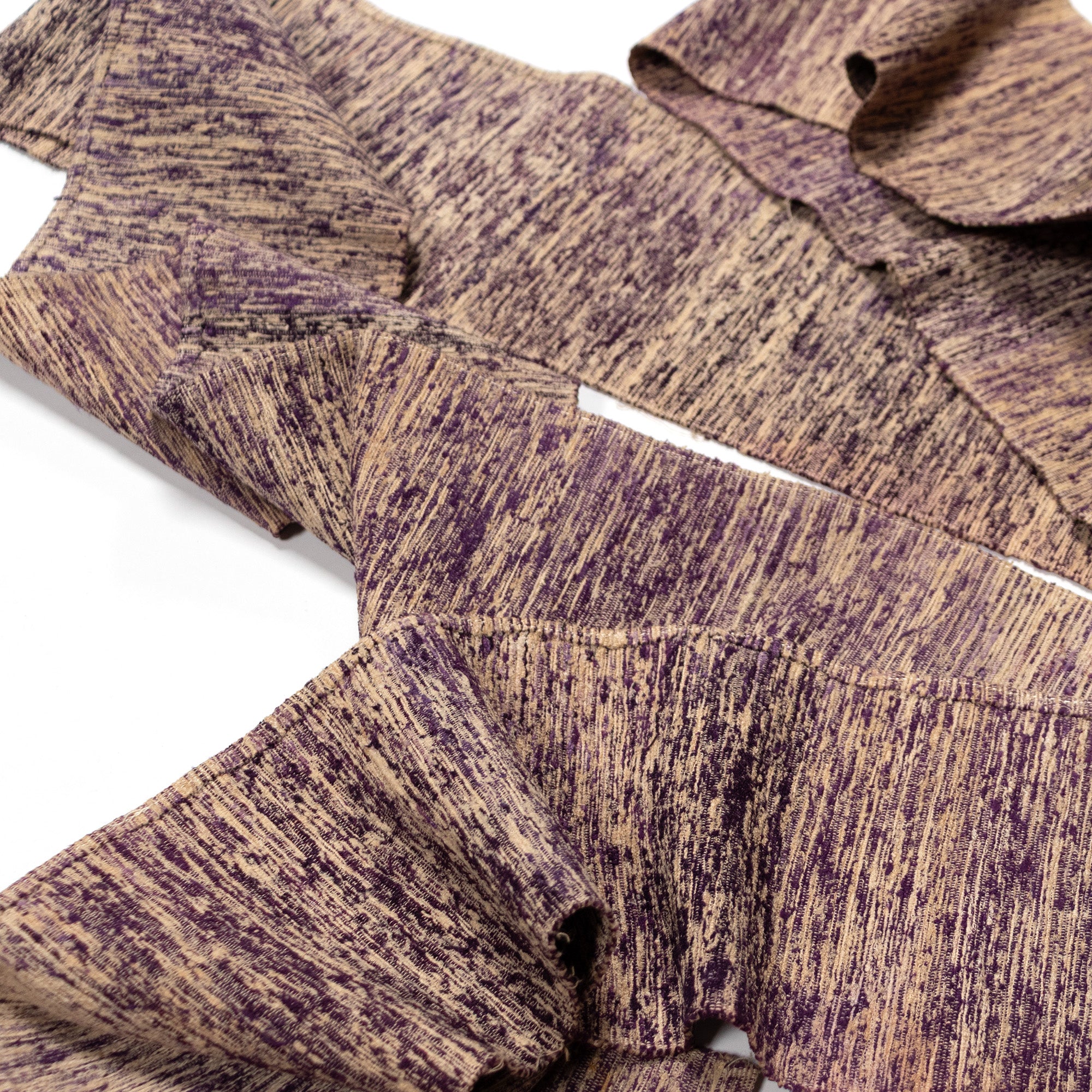 Sakiori Obi | Recycled Silk Upcycled Ragweave Belt