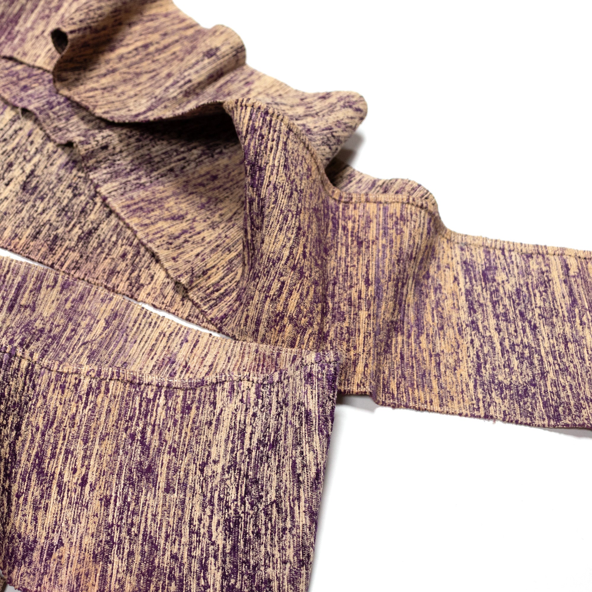 Sakiori Obi | Recycled Silk Upcycled Ragweave Belt