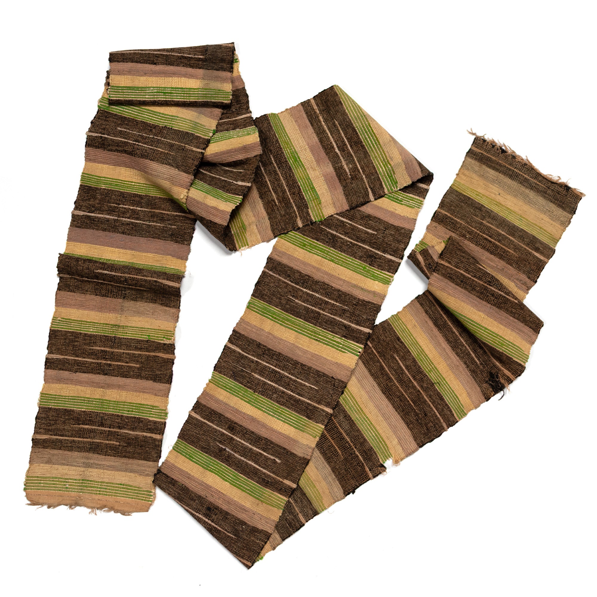 Sakiori Obi | Recycled Silk Upcycled Ragweave Belt