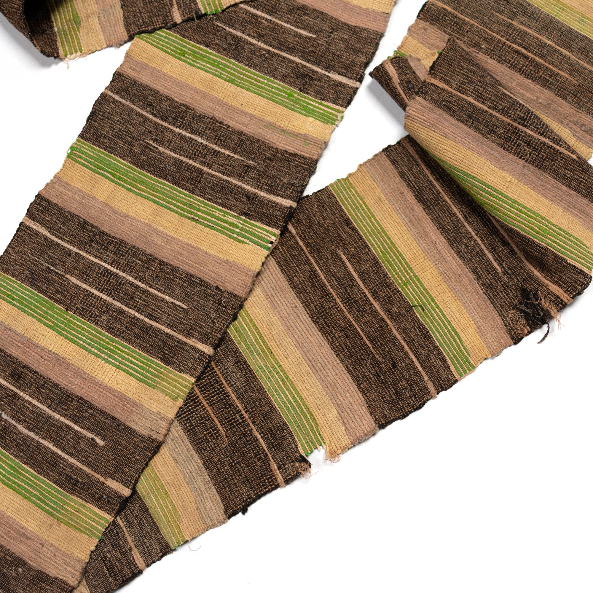 Sakiori Obi | Recycled Silk Upcycled Ragweave Belt