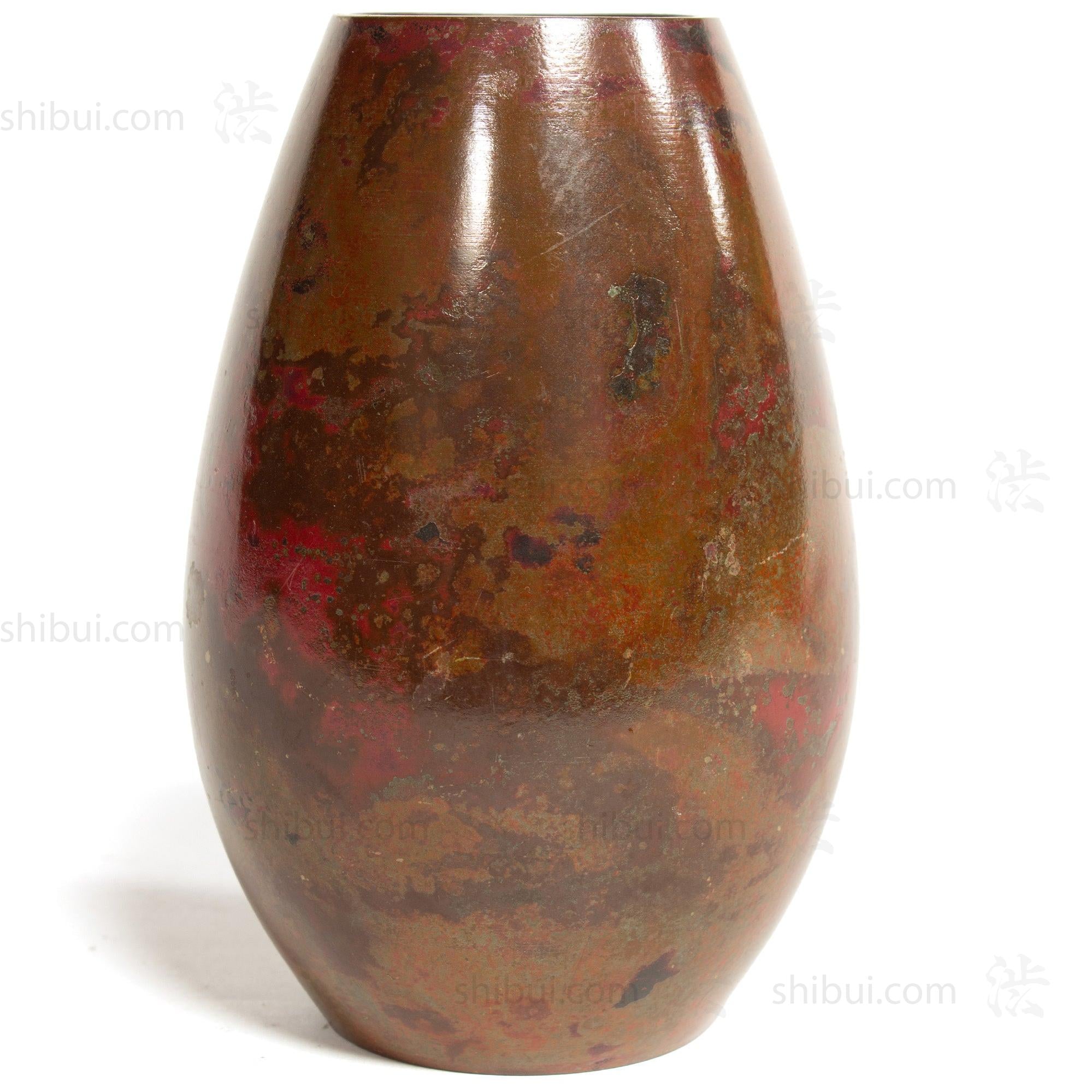 Small Vintage Bronze Flower Vase