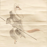 Japanese Fox Priest Hakuzosu Scroll Painting
