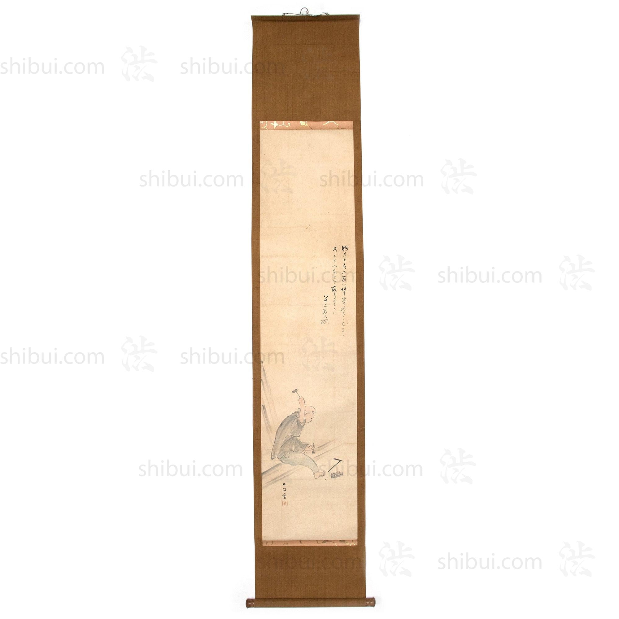 Antique Japanese Carpenter Scroll