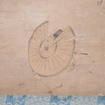 Antique Japanese Thunder God & Man Scroll