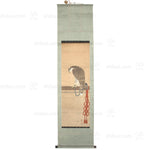 Antique Japanese Hunting Hawk Scroll