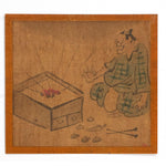 Eleven Giga Syle Paintings From a  Folding Screen