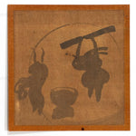 Eleven Giga Syle Paintings From a  Folding Screen