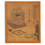 Eleven Giga Syle Paintings From a  Folding Screen