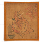 Eleven Giga Syle Paintings From a  Folding Screen