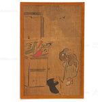 Eleven Giga Syle Paintings From a  Folding Screen