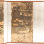 Quail Furosaki Byobu Screen