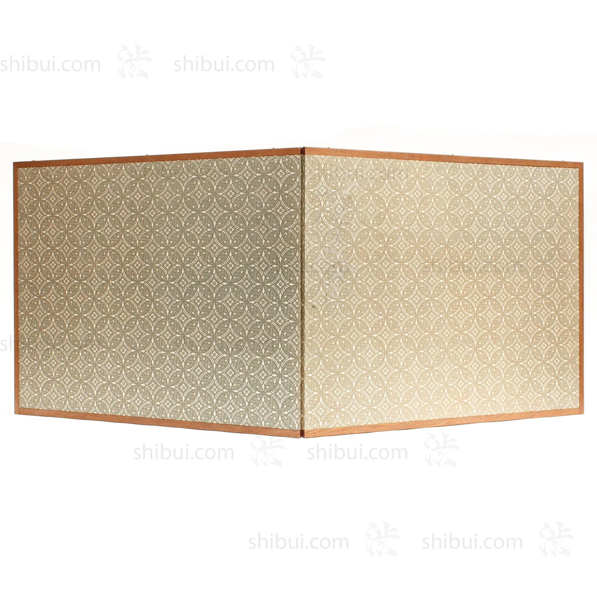 Quail Furosaki Byobu Screen