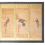 Hunting Hawks | Pair of 6 Panel Screens