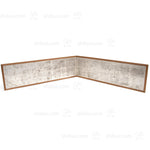 Silver Leaf Furosaki Byobu | Tea Screen