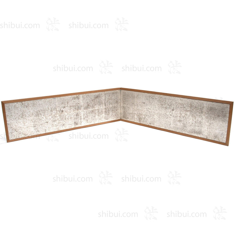 Silver Leaf Furosaki Byobu | Tea Screen