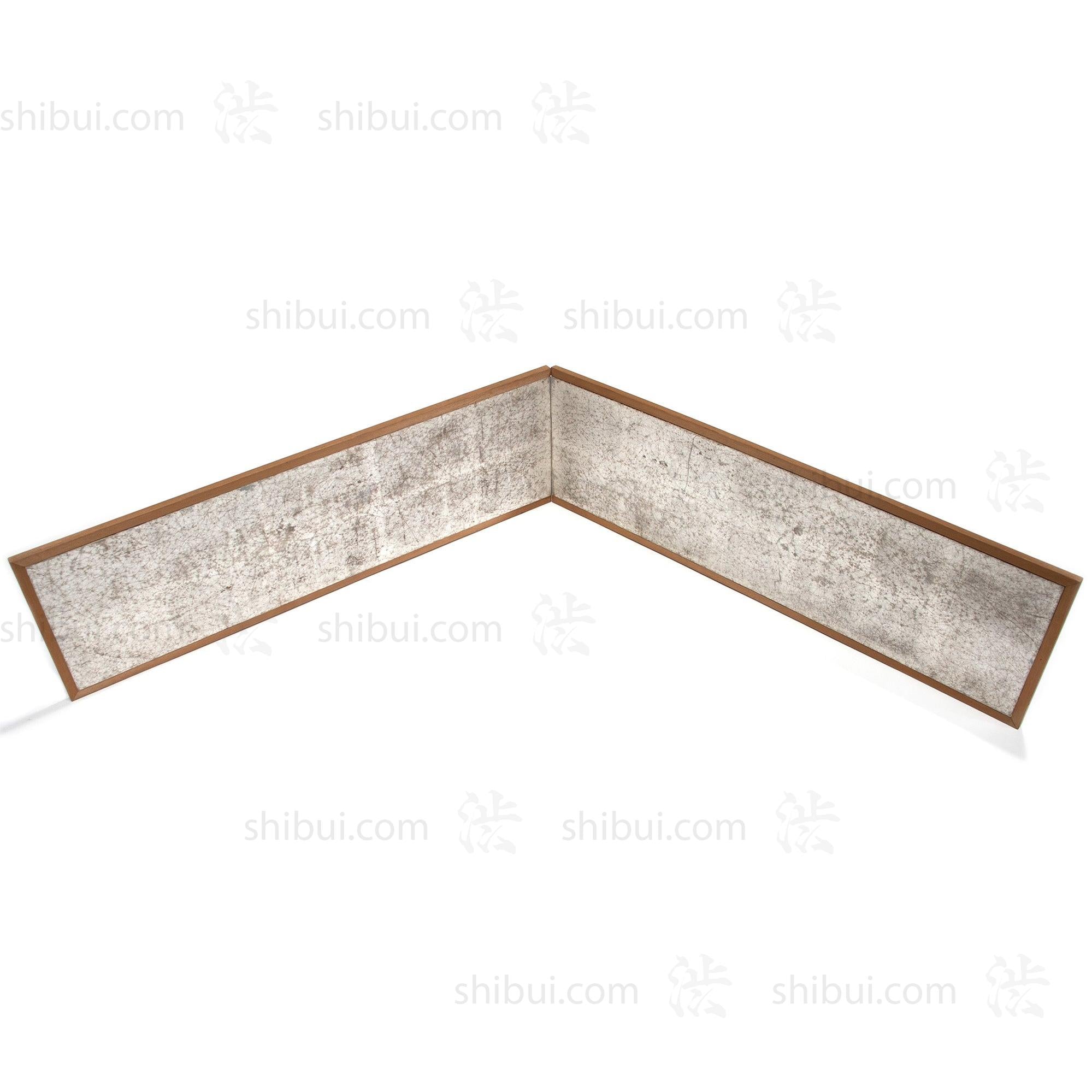 Silver Leaf Furosaki Byobu | Tea Screen