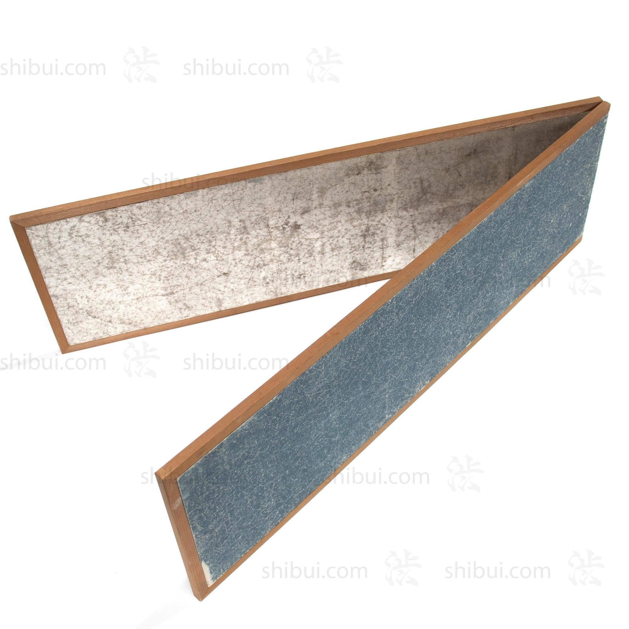 Silver Leaf Furosaki Byobu | Tea Screen