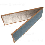 Silver Leaf Furosaki Byobu | Tea Screen