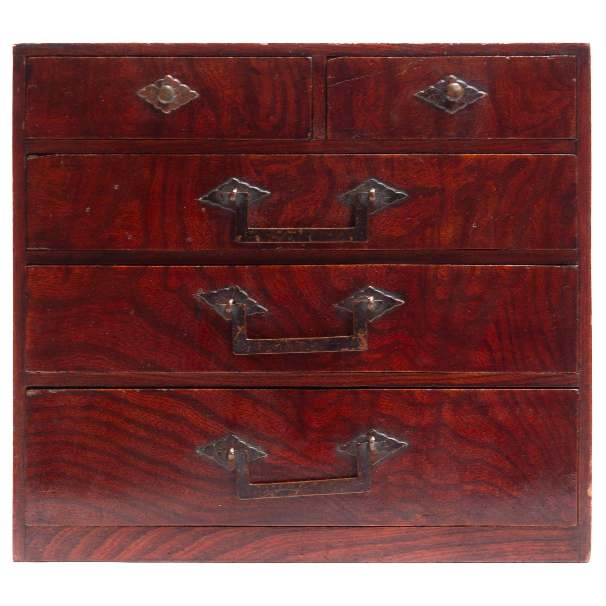 Sakata Hari Bako Japanese Antique Sewing Box