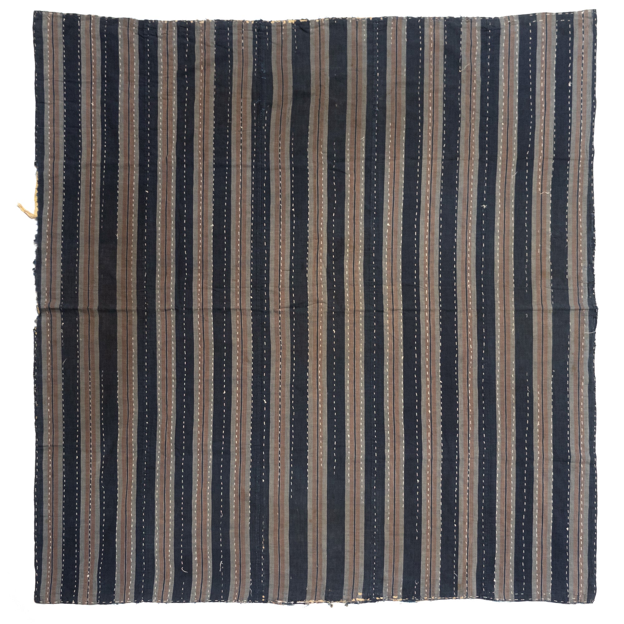 Sashiko Japanese Indigo Cotton Blanket