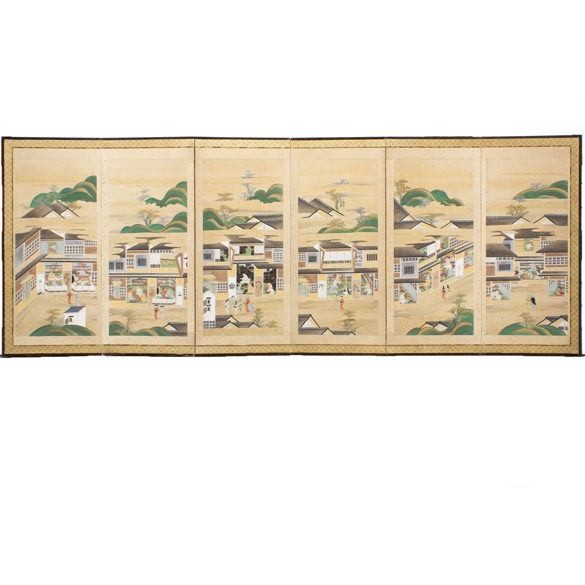 Shoping Street Screen of Various Shokunin Craftsmen