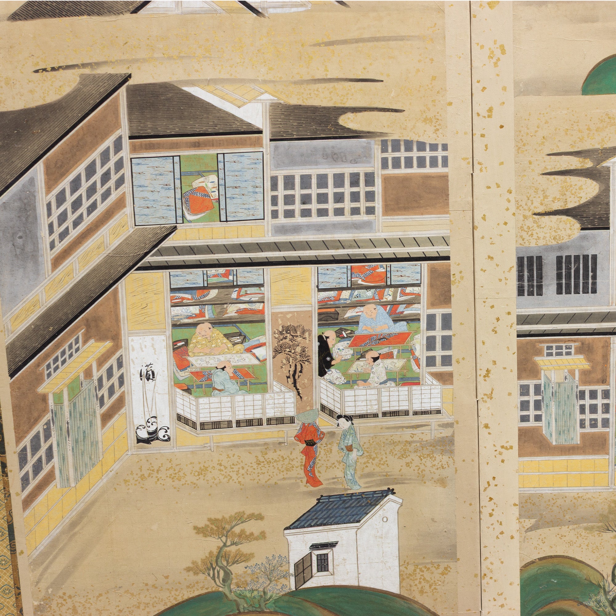 Shoping Street Screen of Various Shokunin Craftsmen