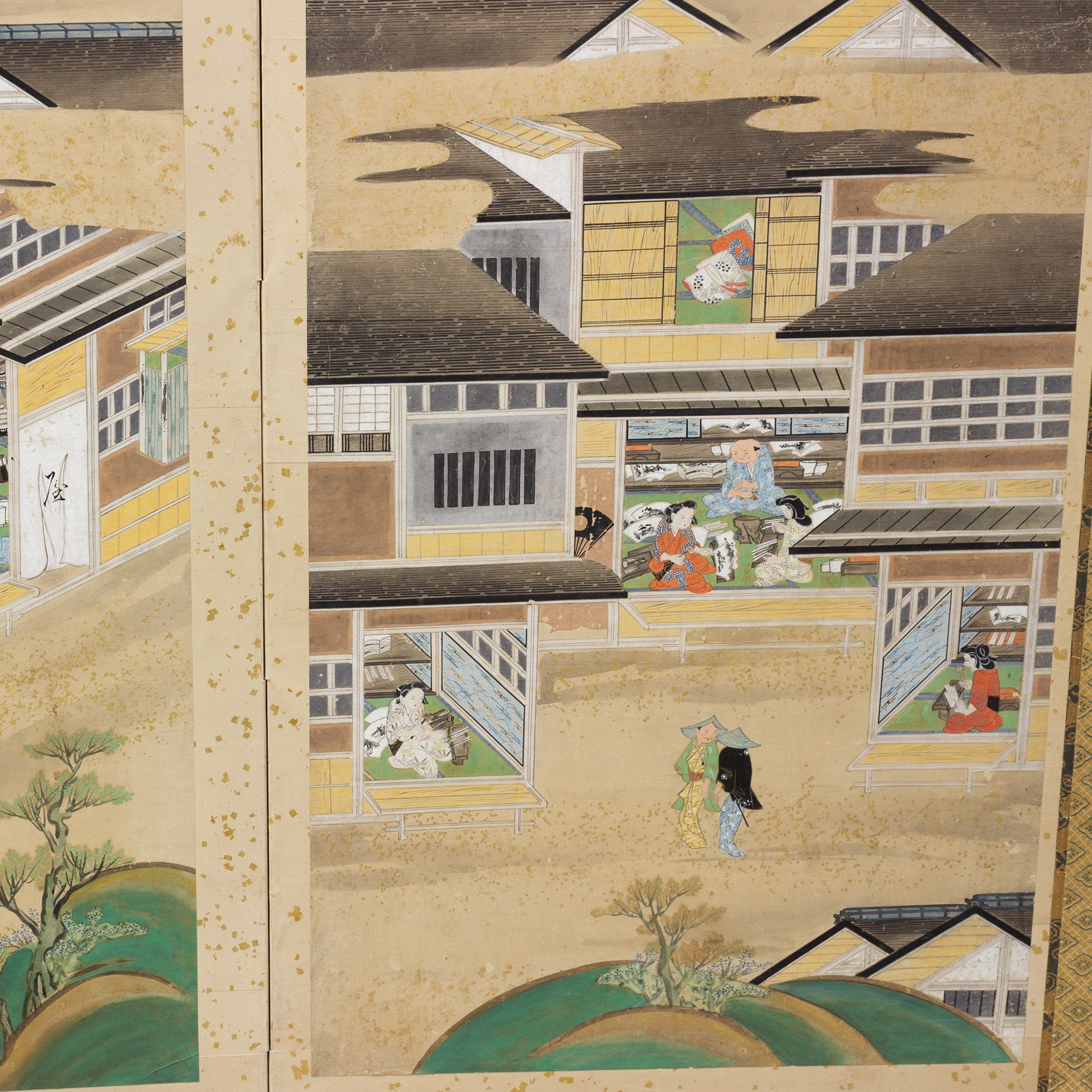Shoping Street Screen of Various Shokunin Craftsmen