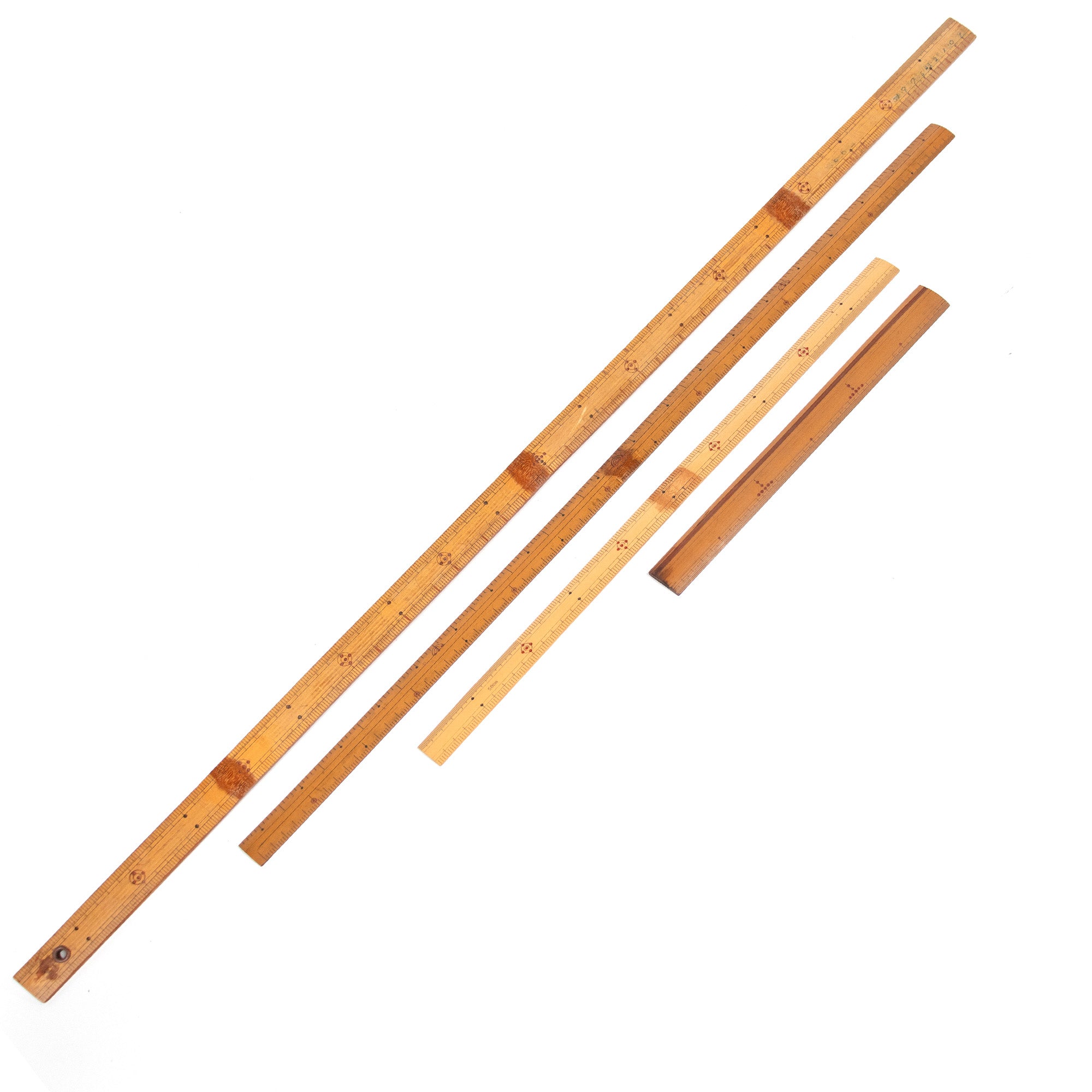 Textile Manufacturer's Ruler Set