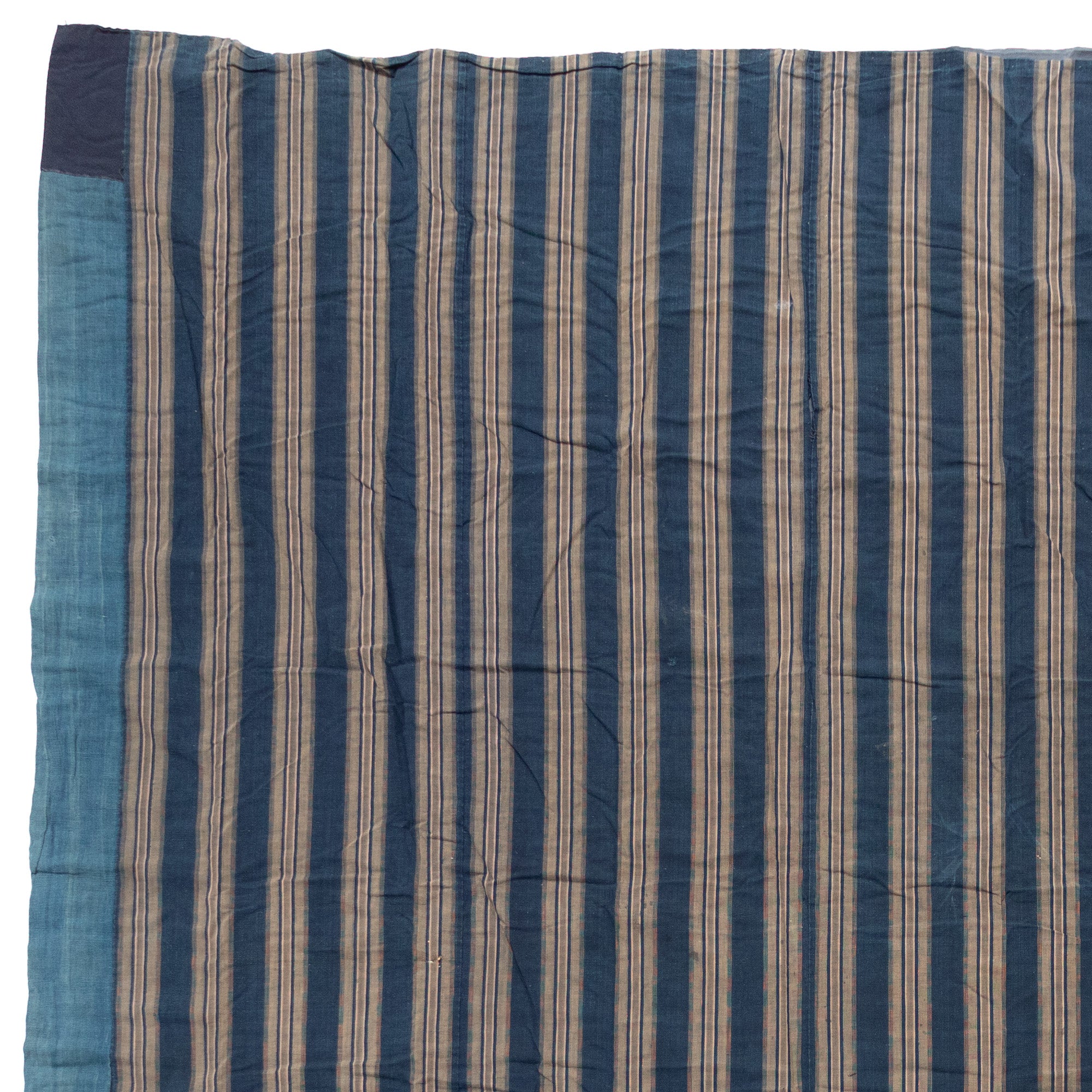 Shima Boro Blanket | Japanese Indigo