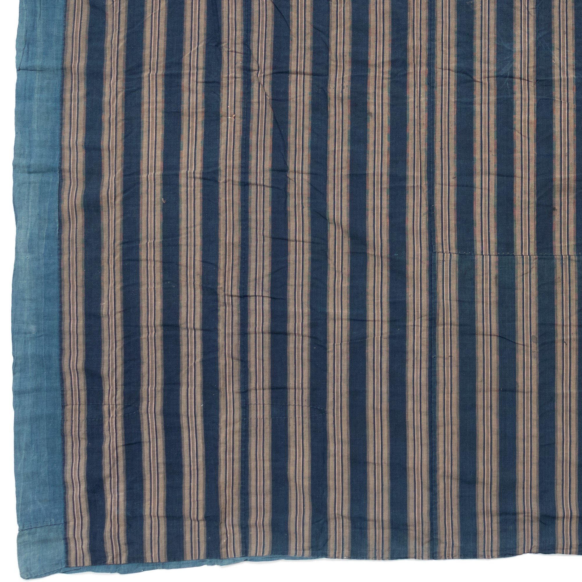 Shima Boro Blanket | Japanese Indigo