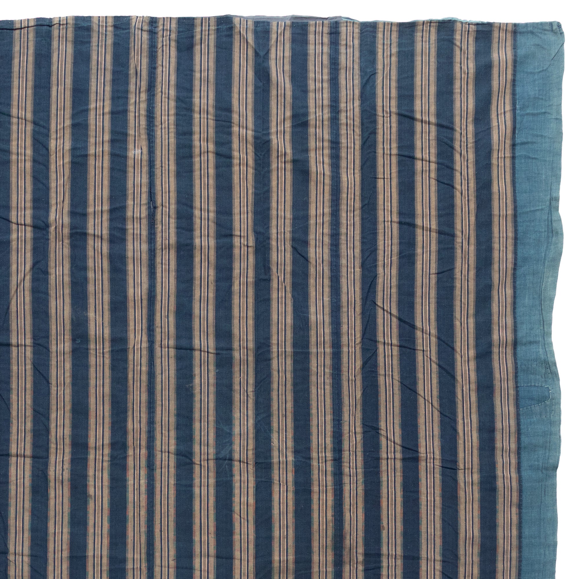 Shima Boro Blanket | Japanese Indigo