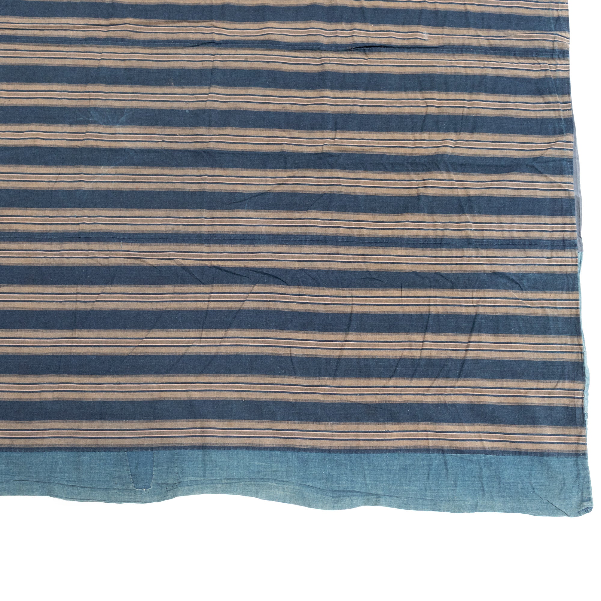 Shima Boro Blanket | Japanese Indigo