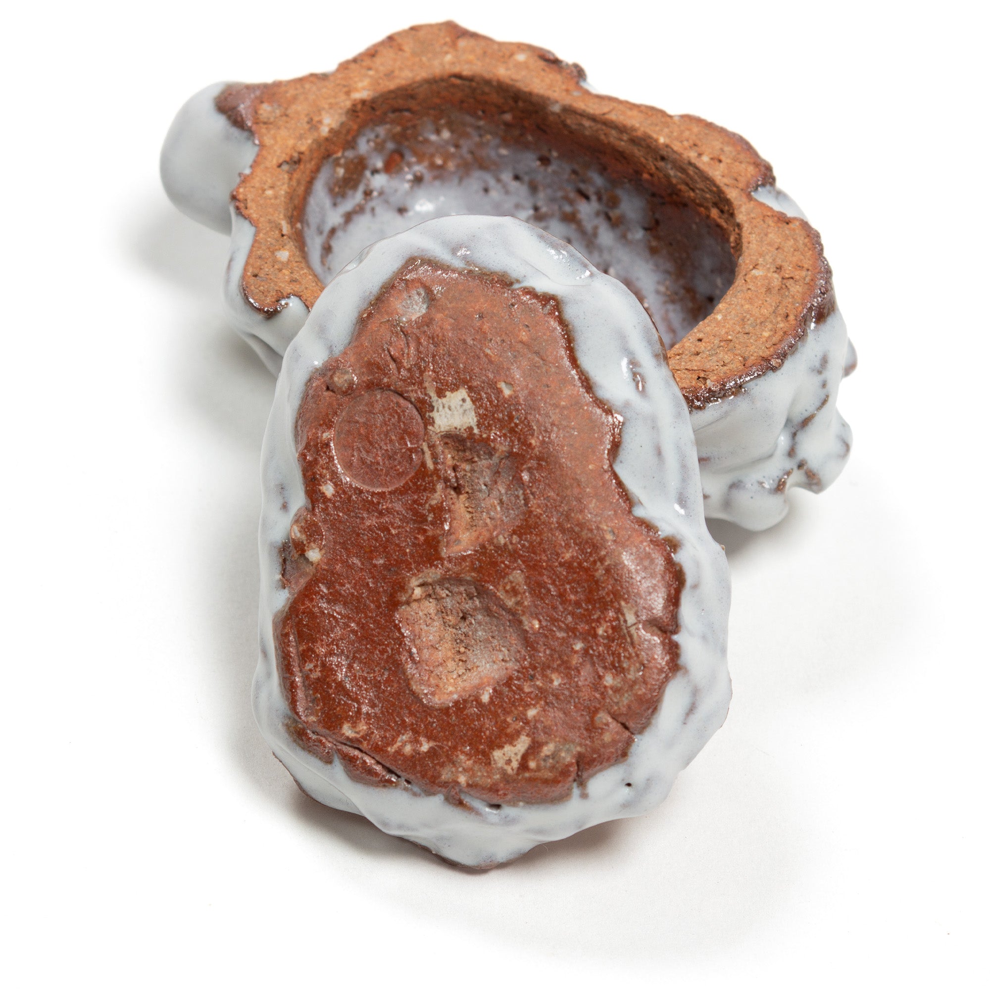 Hagi Pinecone Ceramic Kogo | Japanese Incense Storage Container