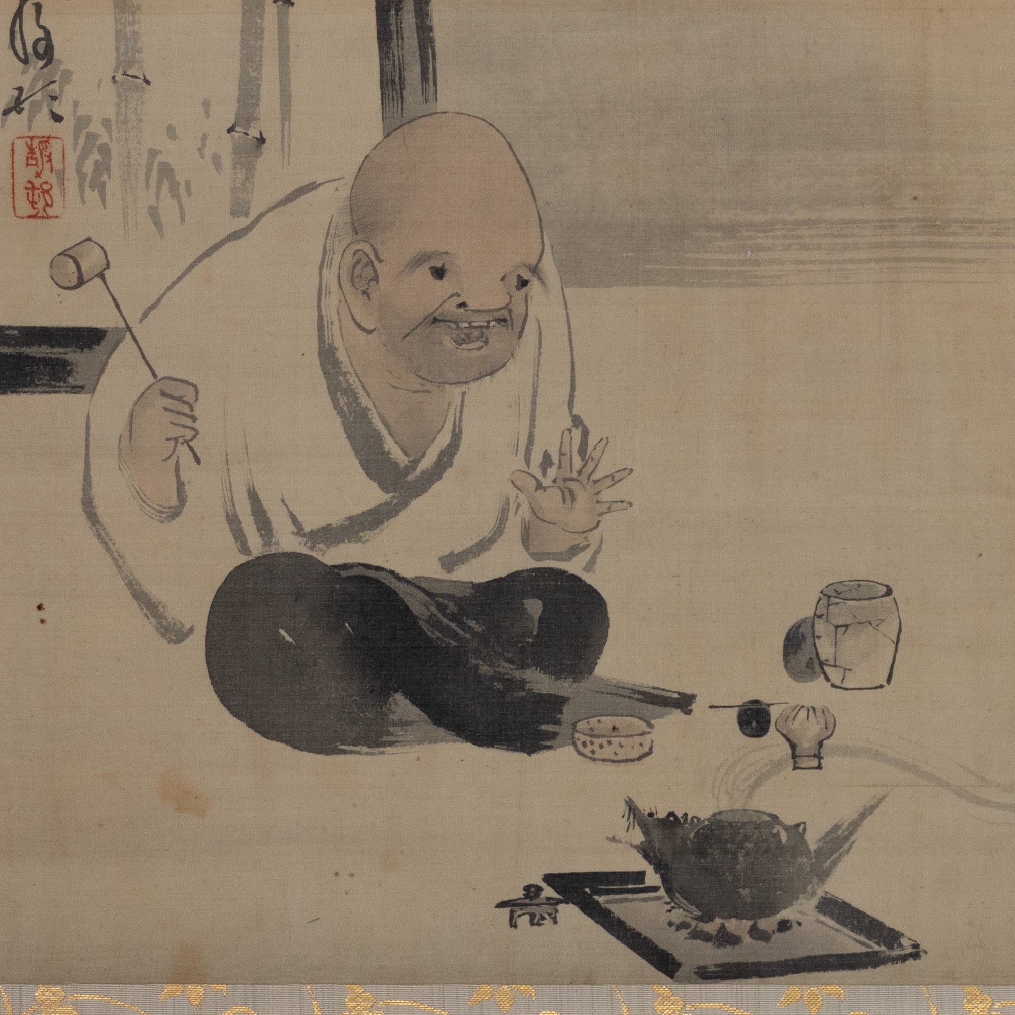 Bunbuku Chagama Fairytale Scroll